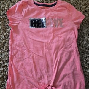 Girls Flip Squin Shirt